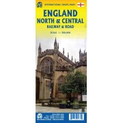 Järnvägskarta England Norra och Centrala ITM
